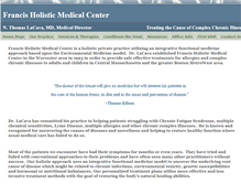 Tablet Screenshot of francisholisticmedicalcenter.com